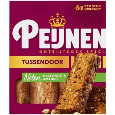 Peijnenburg Ontbijtkoek tussendoor noten per stuk